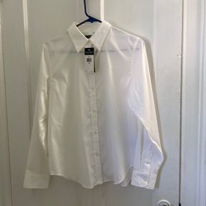 Lauren by Ralph Lauren non-iron white bottom up